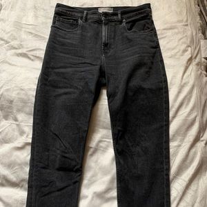 Everlane Black Cheeky Straight Jean